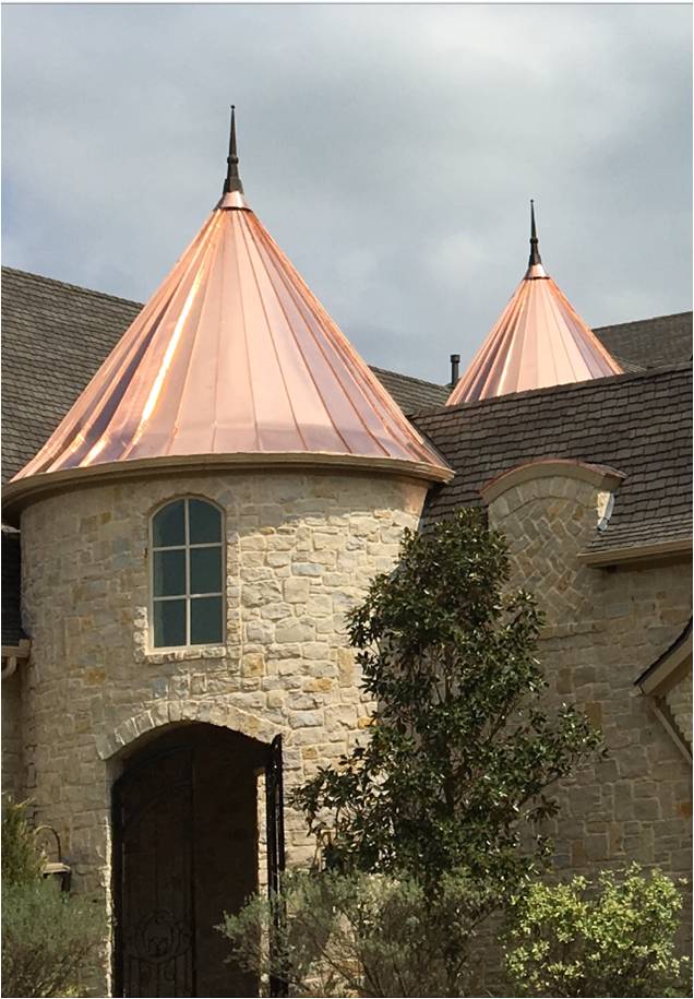 Copper Turrets Contractor Dallas Fort Worth